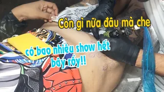 Em có nhiêu Xăm hết còn gì nữa mà phải che #leethanhdnai #tattoo #timelapse