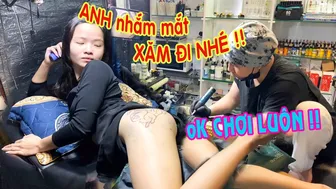 xăm cặp Thỏ punny Full môzg cho bést xinh 2k5 tà răm #leethanhdnai #tattoo #timelapse