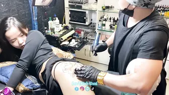 xăm cặp Thỏ punny Full môzg cho bést xinh 2k5 tà răm #leethanhdnai #tattoo #timelapse #4