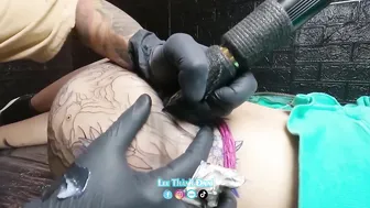 Xăm em hot girl mông best TO xăm hình full Môgz #leethanhdnai #tattoo #timelapse #3