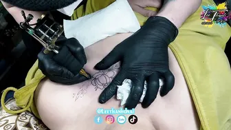 Xăm hình hoa đẹp 2k5 Tattoo ngực #leethanhdnai #tattoo #timelapse #3