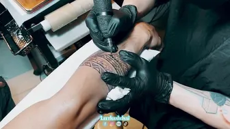 Maori tattoo Vòng Đai Maori học xăm #leethanhdnai #tattoo #timelapse #3