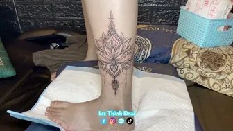 Em khách và Hình xăm Mandalas xinh đẹp#leethanhdnai #tattoo #timelapse