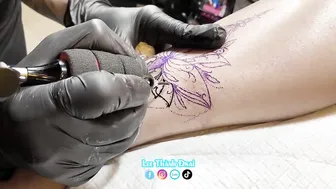 Em khách và Hình xăm Mandalas xinh đẹp#leethanhdnai #tattoo #timelapse #2