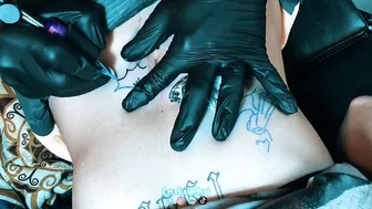 Xăm rúng mà nó lạ lắm Tattoo devil #leethanhdnai #tattoo #timelapse #3