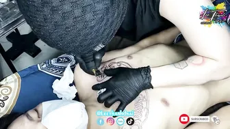 Full ngực Family Cachino font TATTOO cực chất | #leethanhdnai #tattoo #timelapse #2