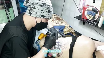 Bé xinh 2k4 xăm full Eo cover hình Không làm người tử tế #leethanhdnai #tattoo #3