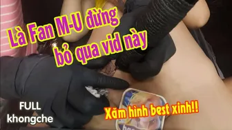 Xăm hình cho best xinh 2k #leethanhdnai #tattoo #timelapse