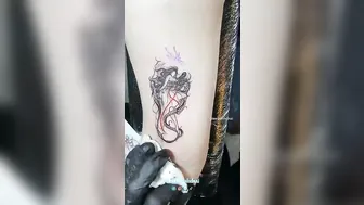 Dragon lady tattoo Hình xăm rồng #tattoo #leethanh #timelapse | Lee Thành Đnai #4