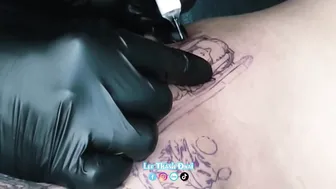 Đã xăm là phải xăm cho tới bé xinh 2k6 #leethanhdnai #tattoo #timelapse #3