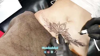 Nghệ thuật Xăm zùnng kízn Bé xinh che khuyết điểm P2 #leethanhdnai #tattoo #timelapse #4