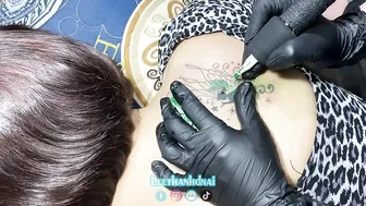 Hình xăm sau vai gợi cảm người bướm Angle #leethanhdnai #tattoo #timelasp #3