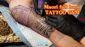 TATTOO Maori Full bắp tay #leethanhdnai #tattoo #timelasp