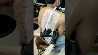 Cách scan full lưng cá chép Scan body fish tattoo #tattoo #leethanh | Lee Thành Đnai