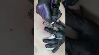 Diamon 3D and Crow tattoo full clip #leethanh #tattoo #timeslape | Lee Thành Đnai #1