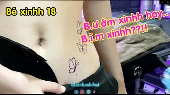 Hình xăm gai xinh 18 eo tattoo #leethanhdnai #tattoo #timelasp | Lee Thành Đnai