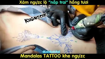 Bé 2k4 xăm mandalas khze ngực nắp trai tươi xanh #leethanhdnai #tattoo #timelasp | Lee Thành Đnai #1