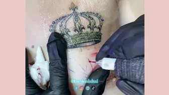 Crown and diamon tattoo #leethanh #tattoo | Lee Thành Đnai