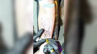 TATTOO joker xăm hình joker mini kute | Lee Thành Đnai #2