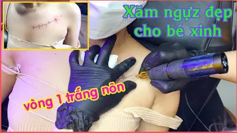 Gái xinh Xăm cực đẹp 2k3 trắng xinh | Lee Thành Đnai