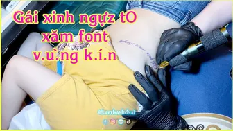 font siêu đẹp vòng 1 xăm bé xinh 2k2 | Lee Thành Đnai