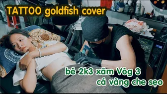 TATTOO xăm vòng 2 eo bé xinh 2k4 | Lee Thành Đnai