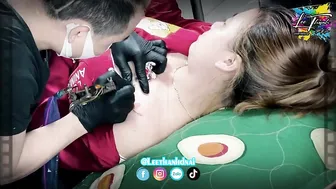 TATTOO xăm ngựz xương quai xanh vòzg 1 siêu bzự | Lee Thành Đnai #3