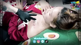 TATTOO xăm ngựz xương quai xanh vòzg 1 siêu bzự | Lee Thành Đnai #4