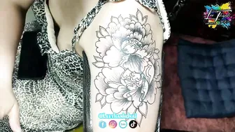 TATTOO 2k Xăm hình hoa lộ nụ hoa | Lee Thành Đnai #2