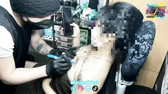 TATTOO Freehand xăm bé xinh 2k5 | Lee Thành Đnai #3