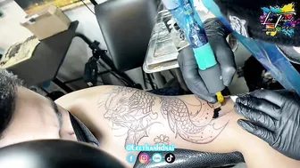 TATTOO Fish KOI cá hóa long hình xăm cá chép xăm hình nhật cổ | Lee Thành Đnai #2