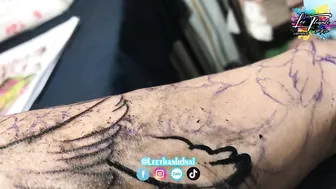 TATTOO 2k5 Xăm cá chép hình xăm đẹp | dạy xăm online | Lee Thành Đnai #4