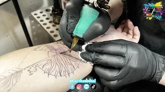 TATTOO COMPASS la bàn hình xăm siêu nét hình xăm đẹp | Lee Thành Đnai #2