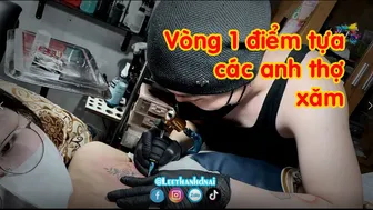 TATTOO Quay xăm các bé xinh nhưng thiếu camara man có tâm | Lee Thành Đnai #1