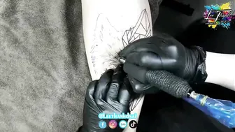 Full clip hình xăm sói TATTOO wolf | Lee Thành Đnai #4