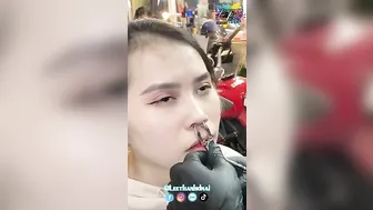 Khuyên septum mũi bé 2k5 siêu dể thương Septum piercing | Lee Thành Đnai #3