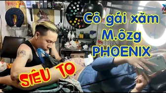 TATTOO Bé xinh k3 xăm m.ôzg phoenix siêu đẹp | Lee Thành Đnai