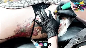 TATTOO xăm full body phoenix bé xinh p1| Lee Thành Đnai #4