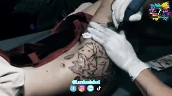 TATTOO hình xăm cáo hồ ly 9 đuôi bé xinh 2k 4 | Lee Thành Đnai #2