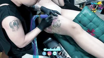 KHÔNG CHE Pé xăm Full Môzg phượng hoàng p2 TATTOO phoenix | Lee Thành Đnai #2