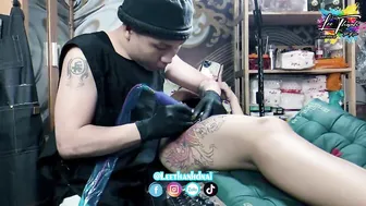 KHÔNG CHE Pé xăm Full Môzg phượng hoàng p2 TATTOO phoenix | Lee Thành Đnai #3