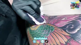 KHÔNG CHE Pé xăm Full Môzg phượng hoàng p2 TATTOO phoenix | Lee Thành Đnai #4