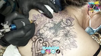 TATTOO hình xăm vùzg kízn mandalas bé xinh 2k3 xăm lung đẹp | Lee Thành Đnai #2