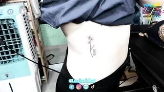 TATTOO khi bé xinh xăm hình vòng 2 thì như thế nào | Lee Thành Đnai #4