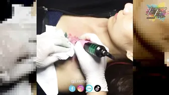 TATTOO Cover ngực xăm hoa cho bé 2k2 | Lee Thành Đnai #2