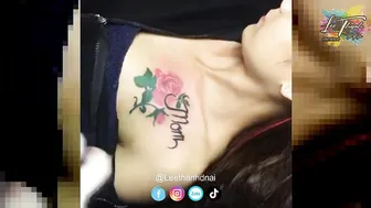 TATTOO Cover ngực xăm hoa cho bé 2k2 | Lee Thành Đnai #4