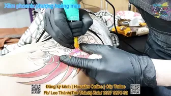 XĂM HÌNH phoenix tattoo bé xinh 2k2 full | Lee Thành Tats&Pies #3