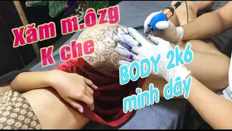 TATTOO 2K 6 xăm full hoa bao đẹp | Lee Thành Đnai