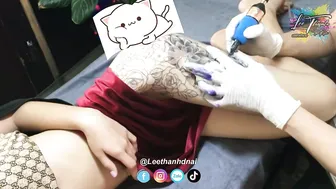 TATTOO 2K 6 xăm full hoa bao đẹp | Lee Thành Đnai #3