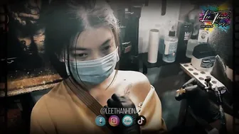 TATTOO Tổng clip các bé xinh 2k3 xăm nguc hình cực chất | Lee Thành Đnai #4